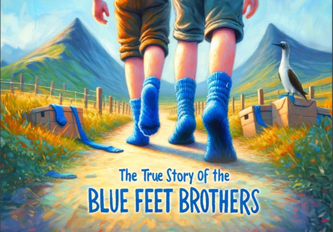 The True Story of the Blue Feet Brothers (with a free pair of $16 socks)